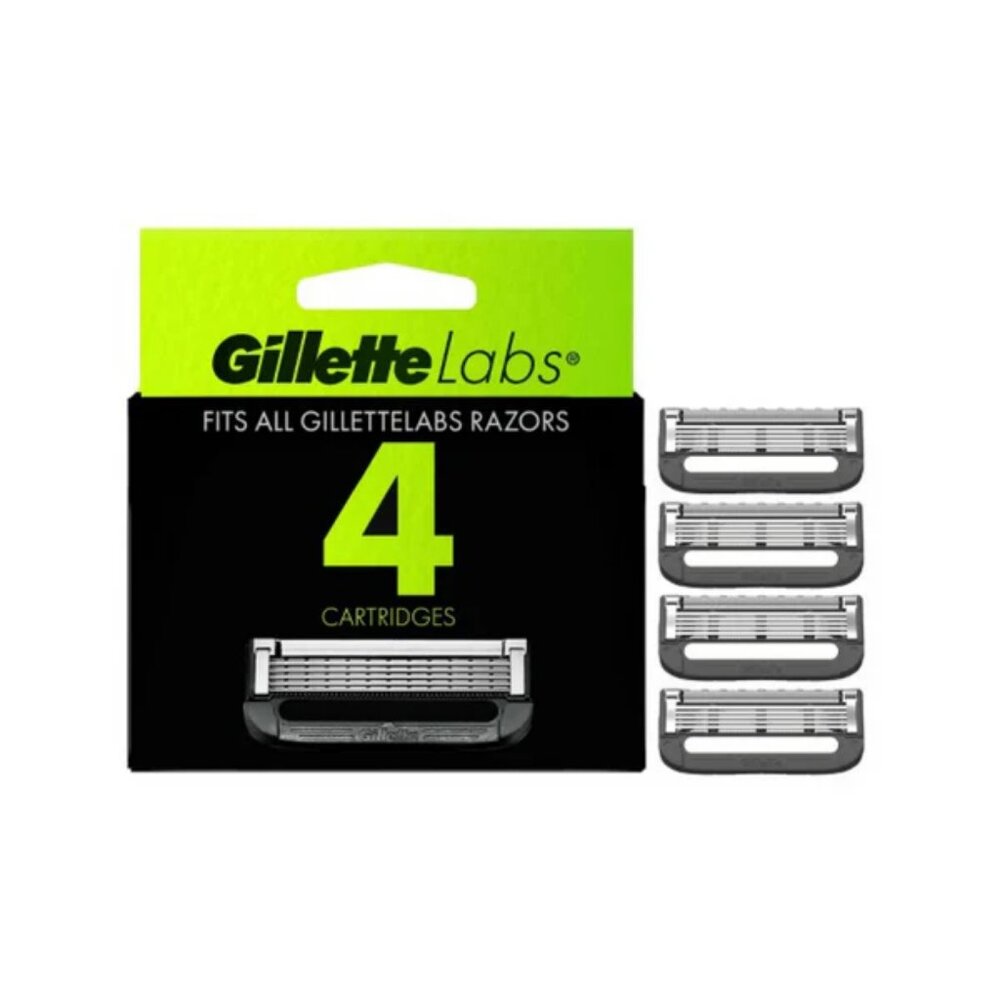 Gillette Labs Refill Razor Cartridge Four Pack